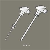 Resistive sensor with metal thermowell